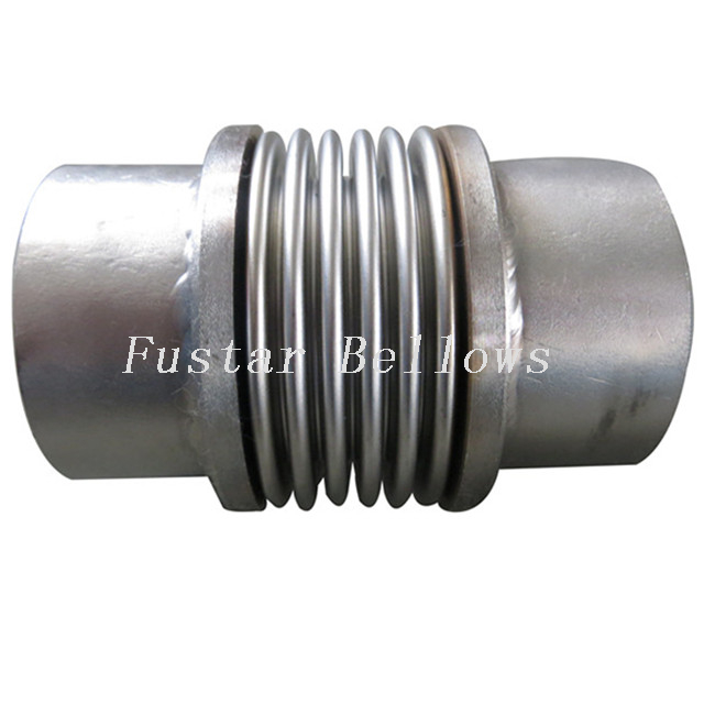 Competitive Price 1-1/2" Stainless Steel SS316 Butt-welded Axial Metal Universal Bellow Compensator