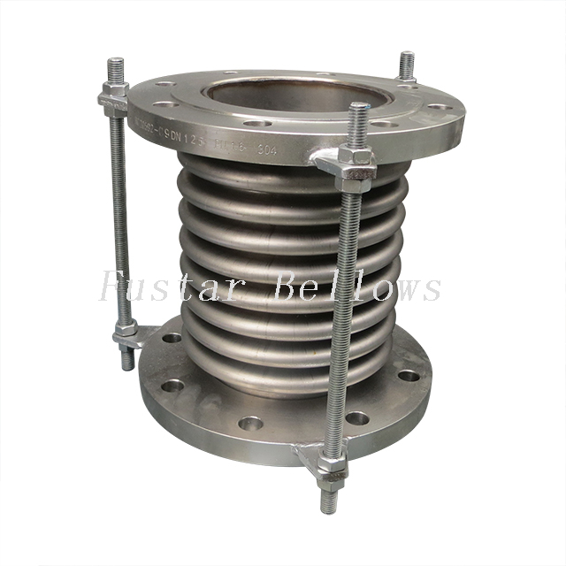 DN125-250MM BS EN1092 PN10 Flange End Expansion Joint 