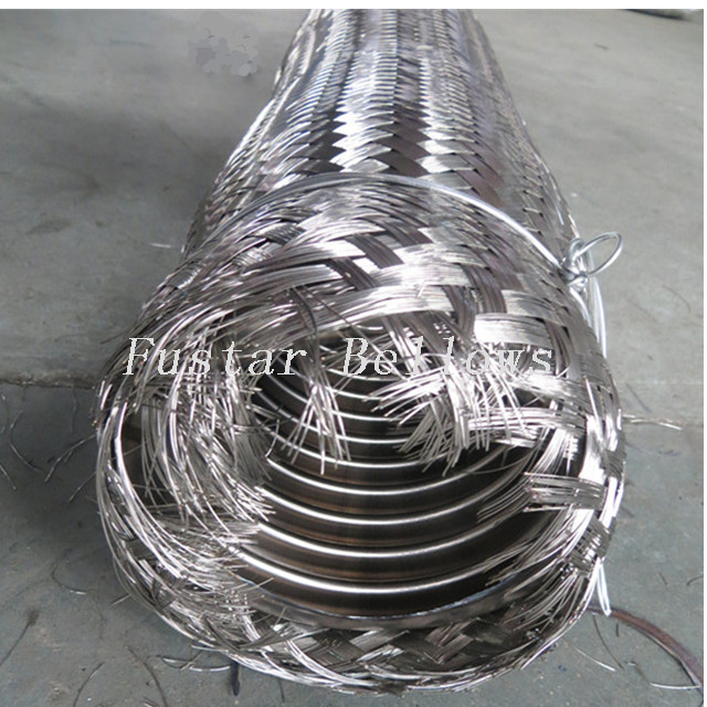 Hot selling stainless steel braids for high pressure flexible metal hoses