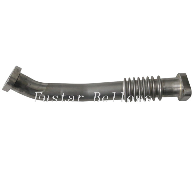Flexible stainless steel generator engine exhaust bellows