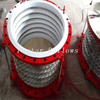 Chemical industry ANSI 304 stainless steel wire braided PTFE expansion joint 