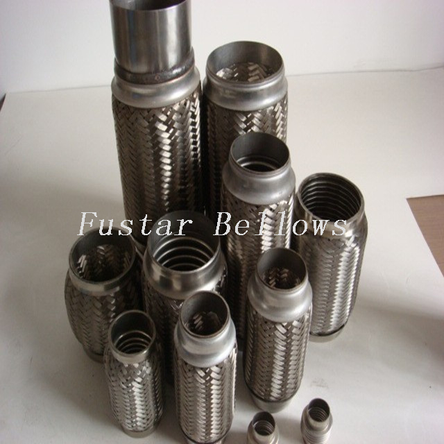 SS304 201 flexible car exhaust bellows 