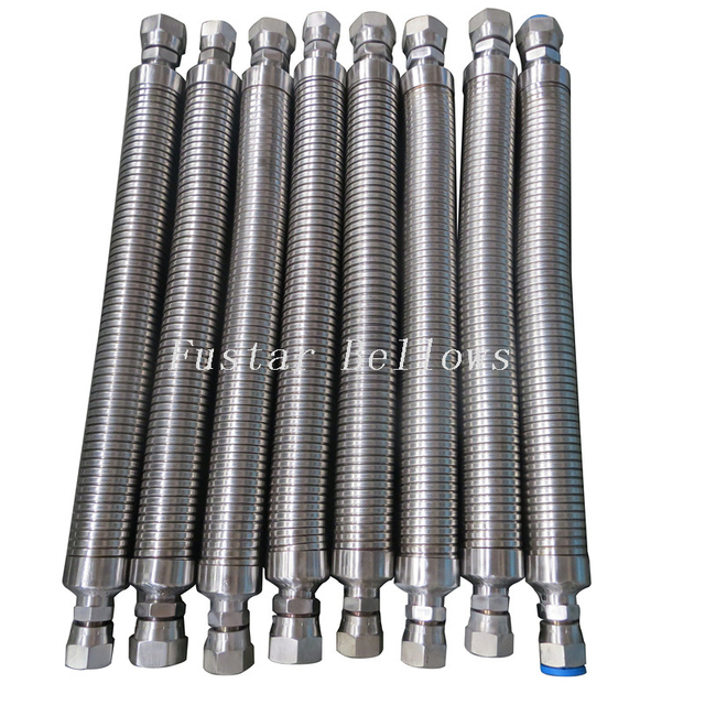 16JR1”/3/4”--500MM Threaded Flexible Interlock Hose 