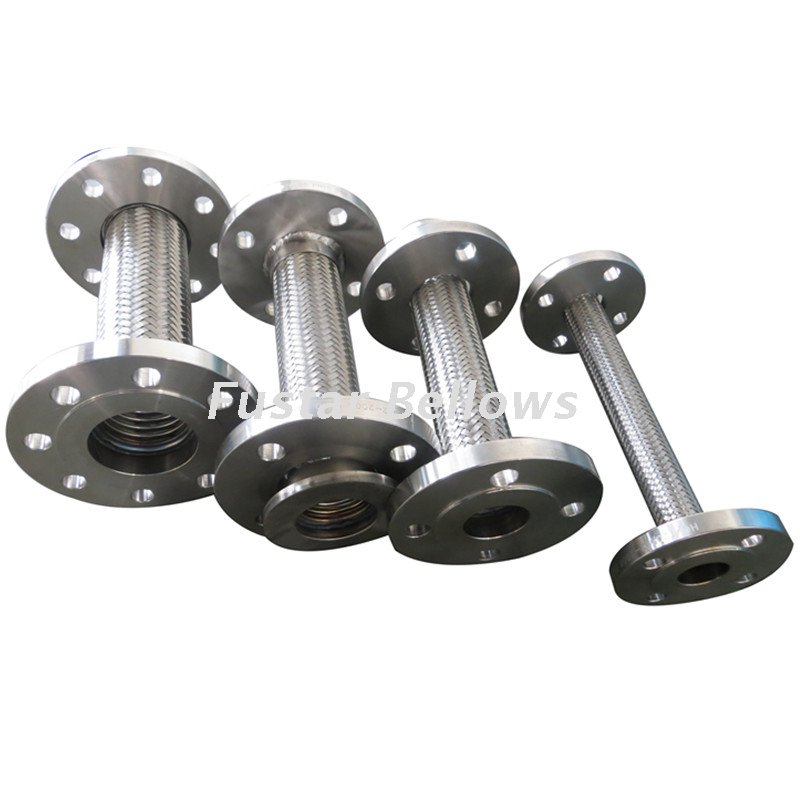China hot sell 300 series stainless steel 316l plate flange flexible metal bellow hose 