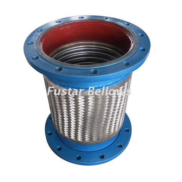 Wholesale carbon steel lap joint flange wire braided flexible corrugated hoses