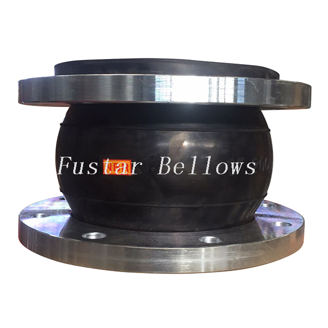 DN40-DN300mm ANSI Galvanized Flange NBR Rubber Expansion Joint