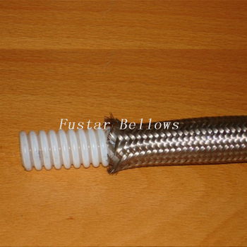 Excellent Customized Low Pressure Resistant Convoluted Ptfe Bellow Hose
