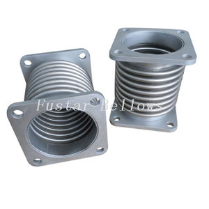 Flexible stainless steel generator engine exhaust bellows
