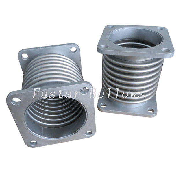 Flexible stainless steel generator engine exhaust bellows