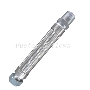 1-1/2"---300mm NPT Galvanized Male&Female Threaded Metal Hose