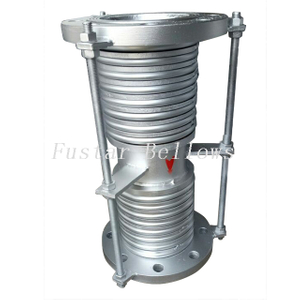DN150-540MM German Standard DIN PN40 Flanged Bellow Expansion Joint 